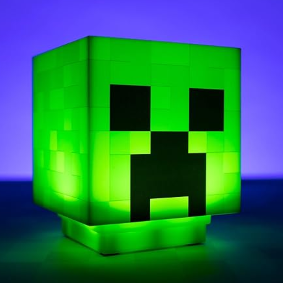 Pixel Glow™ Green Block LED Lamp