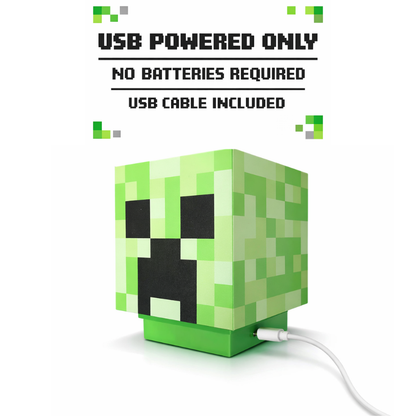 Pixel Glow™ Green Block LED Lamp